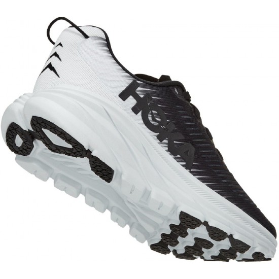 Hoka Rincon 3 Road Running Shoes Black/White Women