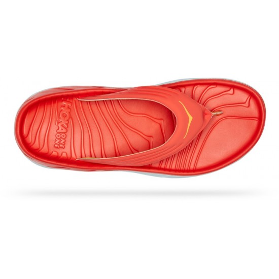 Hoka ORA Recovery Flip Flops Fiesta/Amber Yellow Men