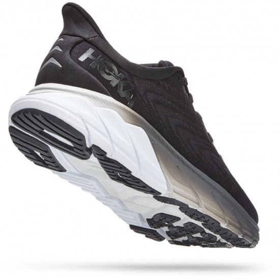 Hoka Arahi 6 Road Running Shoes Black/White Women