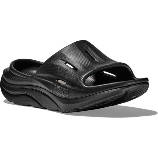 Hoka ORA Recovery 3 Slides Black/Black Men