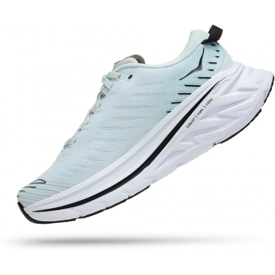 Hoka Bondi X Road Running Shoes Blue Glass/Billowing Sail Women