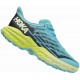 Hoka Speedgoat 5 Trail Running Shoes Coastal Shade/Green Glow Women