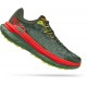 Hoka Tecton X Trail Running Shoes Thyme/Fiesta Men