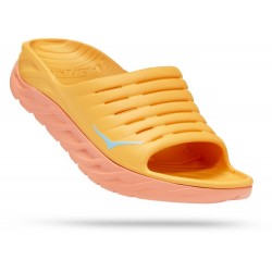 Hoka ORA Recovery Slides Amber Yellow/Shell Coral Men