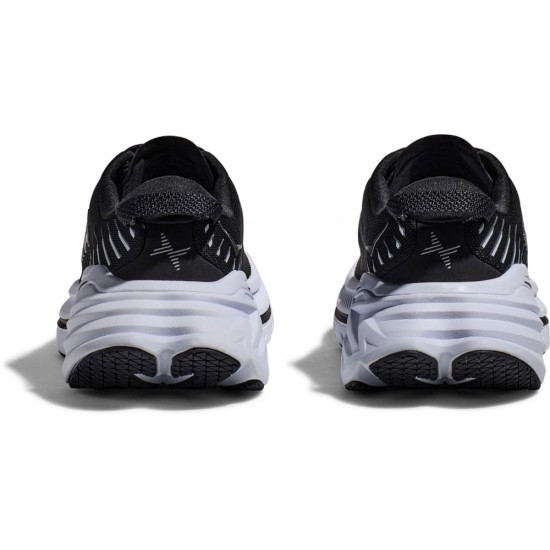 Hoka Bondi X Road Running Shoes Black/White Women