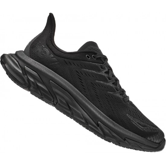 Hoka Clifton Edge Road Running Shoes Black/Black Men