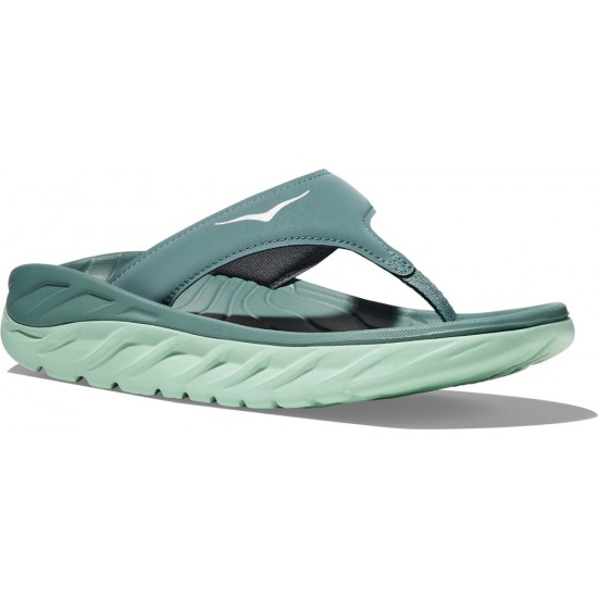 Hoka ORA Recovery Flip Flops Trellis/Mist Green Women