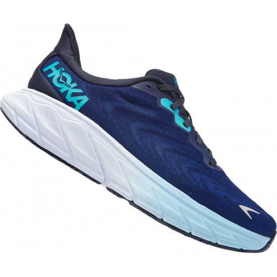 Hoka Arahi 6 Road Running Shoes Outerspace/Bellwether Blue Men