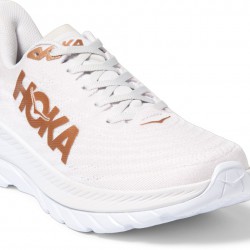 Hoka Mach 5 Road Running Shoes White/Copper Men