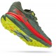 Hoka Tecton X Trail Running Shoes Thyme/Fiesta Men