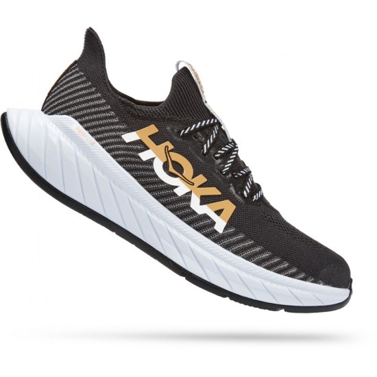 Hoka Carbon X 3 Road Running Shoes Black/White Women