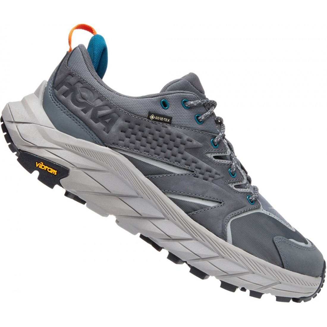 Hoka Anacapa Low GTX Hiking Shoes Castlerock/Sharkskin Men