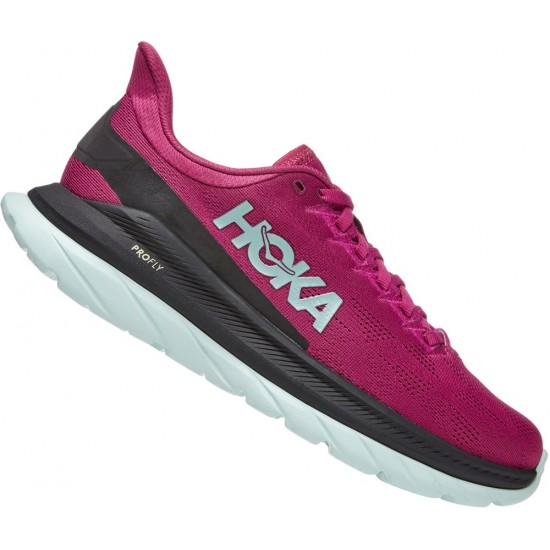 Hoka Mach 4 Road Running Shoes Festival Fuchsia/Black Women