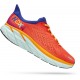 Hoka Clifton 8 Road Running Shoes Fiesta/Bluing Men