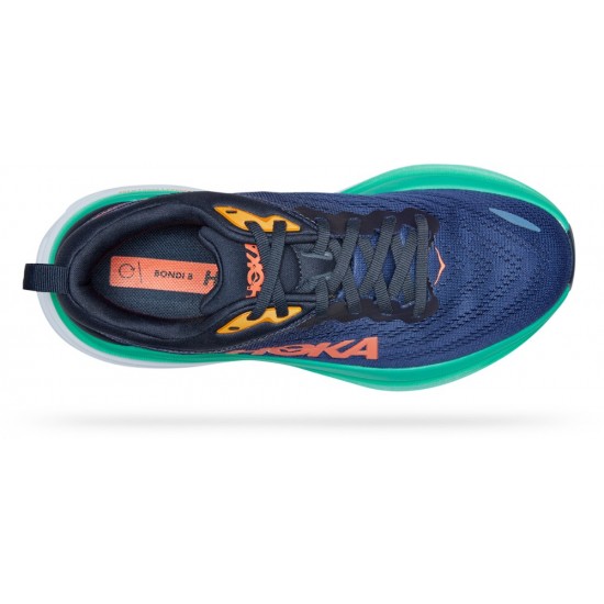 Hoka Bondi 8 Road Running Shoes Outer Space/Bellwether Women