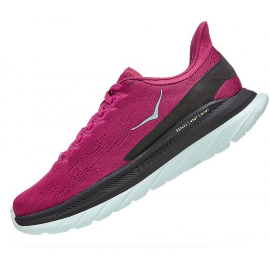 Hoka Mach 4 Road Running Shoes Festival Fuchsia/Black Women