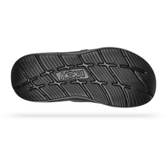 Hoka ORA Luxe Sandals Black/Black Men