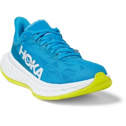 Hoka Carbon X 2 Road Running Shoes Diva Blue/Citrus Women