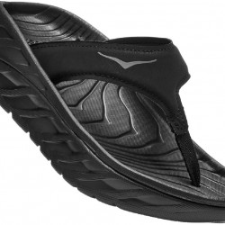 Hoka ORA Recovery Flip Flops Black/Dark Gull Gray Women