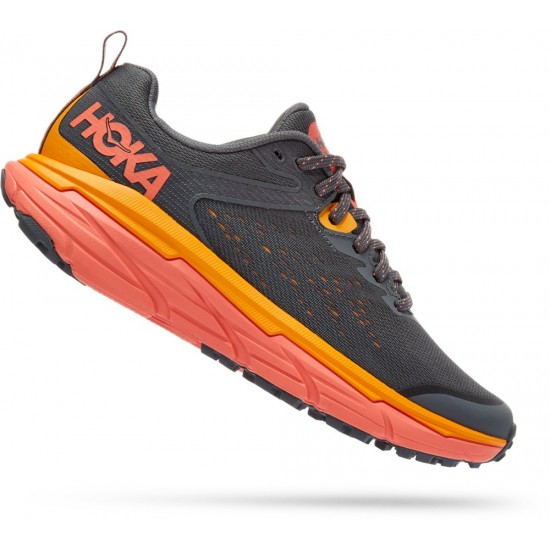 Hoka Challenger ATR 6 Trail Running Shoes Castlerock/Camellia Women