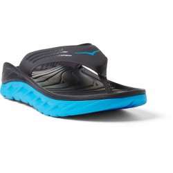 Hoka ORA Recovery Flip Flops Ebony/Dresden Blue Men