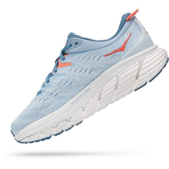 Hoka Gaviota 4 Road Running Shoes Blue Fog/Plein Air Women