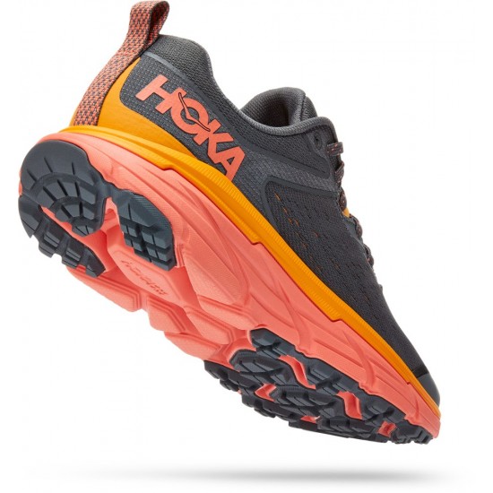 Hoka Challenger ATR 6 Trail Running Shoes Castlerock/Camellia Women