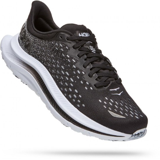 Hoka Kawana Road Running Shoes Black/White Women