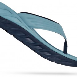 Hoka ORA Recovery Flip Flops Stone Blue/Outer Space Men