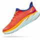 Hoka Clifton 8 Road Running Shoes Fiesta/Bluing Women