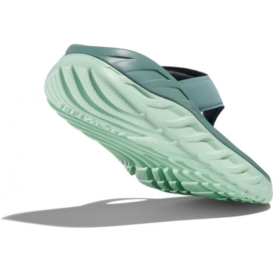 Hoka ORA Recovery Flip Flops Trellis/Mist Green Women