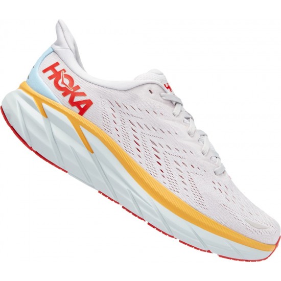 Hoka Clifton 8 Road Running Shoes Nimbus Cloud/Blanc De Blanc Men