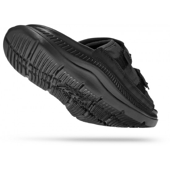 Hoka ORA Luxe Sandals Black/Black Men