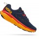 Hoka Challenger ATR 6 Trail Running Shoes Outer Space/Radiant Yellow Men