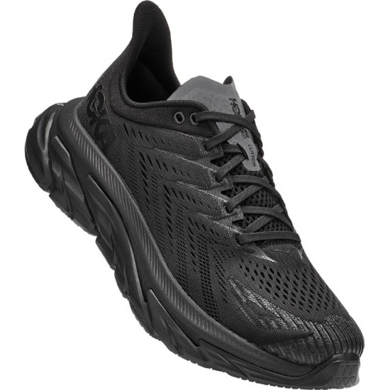 Hoka Clifton Edge Road Running Shoes Black/Black Men