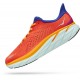 Hoka Clifton 8 Road Running Shoes Fiesta/Bluing Men