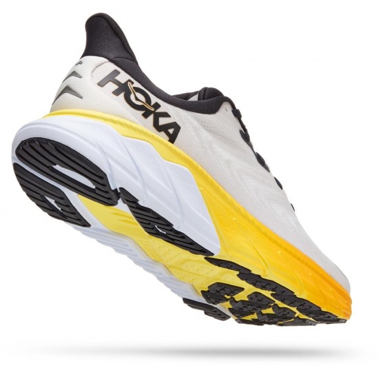 Hoka Arahi 6 Road Running Shoes Nimbus Cloud/Blanc De Blanc Men