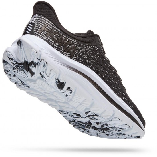 Hoka Kawana Road Running Shoes Black/White Women