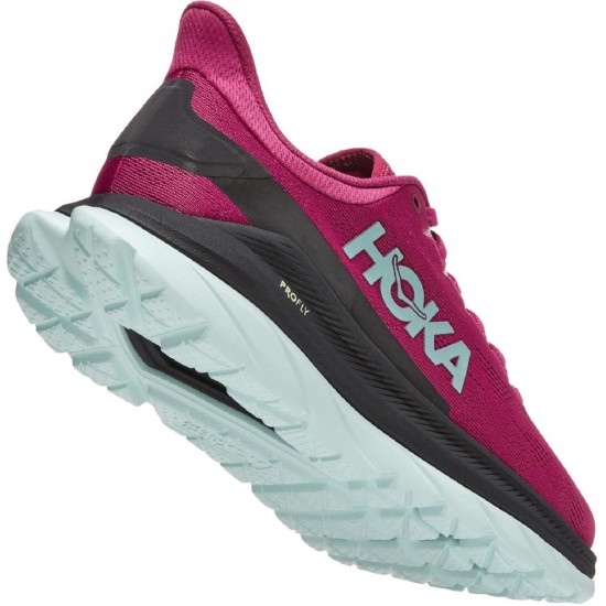 Hoka Mach 4 Road Running Shoes Festival Fuchsia/Black Women