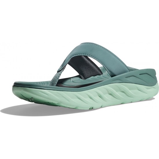 Hoka ORA Recovery Flip Flops Trellis/Mist Green Women