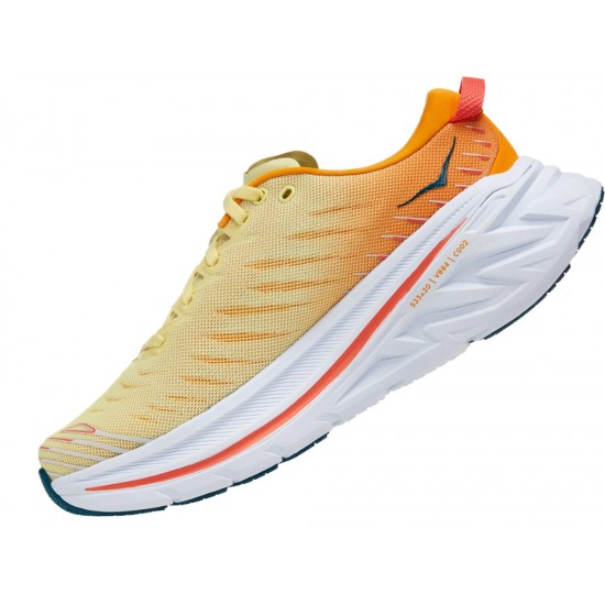 Hoka Bondi X Road Running Shoes Yellow Pear/Radiant Yellow Men