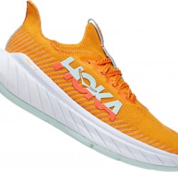 Hoka Carbon X 3 Road Running Shoes Radiant Yellow/Camellia Women