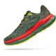 Hoka Tecton X Trail Running Shoes Thyme/Fiesta Men