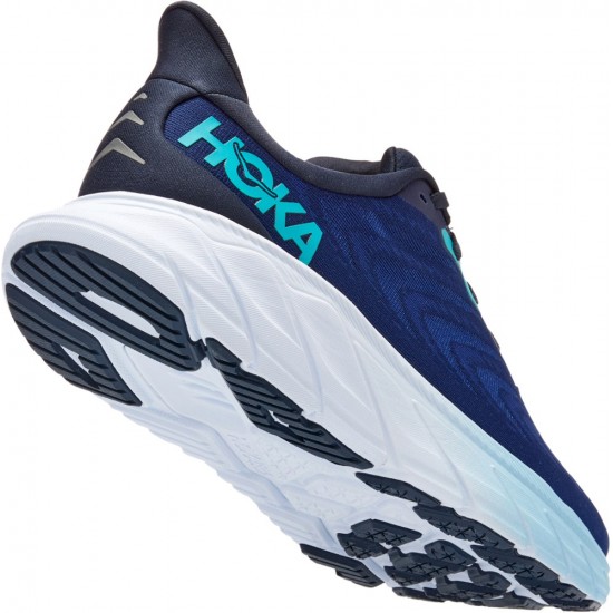 Hoka Arahi 6 Road Running Shoes Outerspace/Bellwether Blue Men