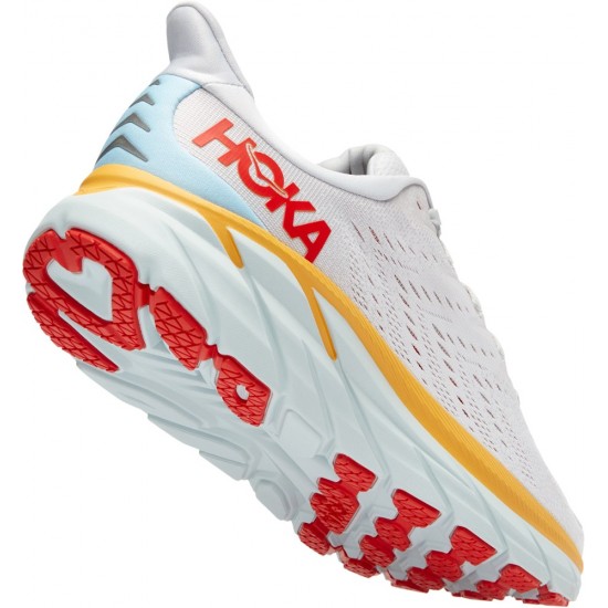 Hoka Clifton 8 Road Running Shoes Nimbus Cloud/Blanc De Blanc Men