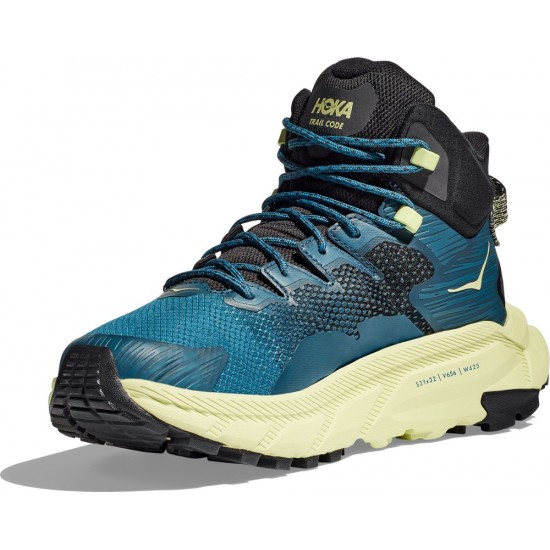 Hoka Trail Code GTX Hiking Boots Blue Graphite/Blue Coral Men