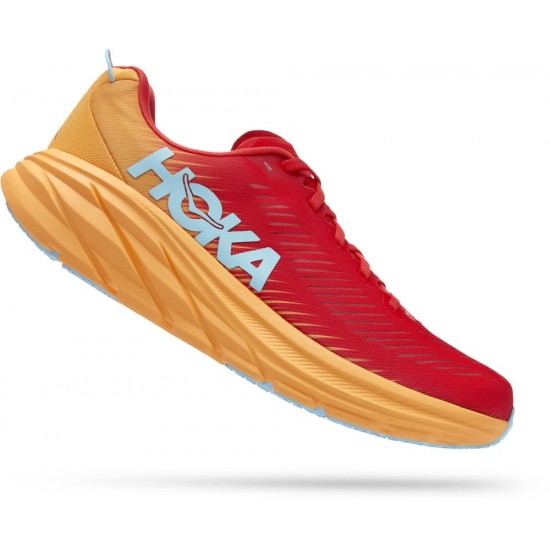 Hoka Rincon 3 Road Running Shoes Fiesta/Amber Yellow Men