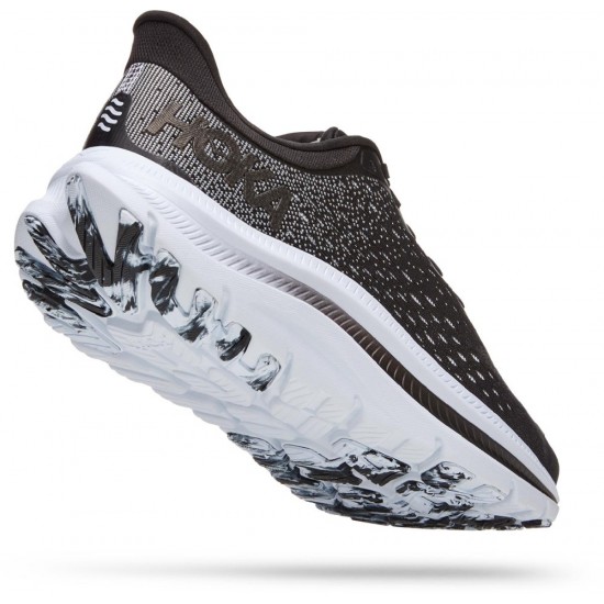 Hoka Kawana Road Running Shoes Black/White Men