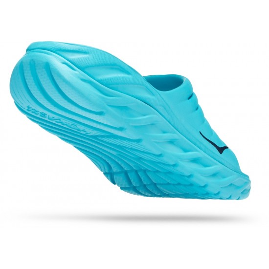 Hoka ORA Recovery Slides Scuba Blue/Bellwether Blue Men