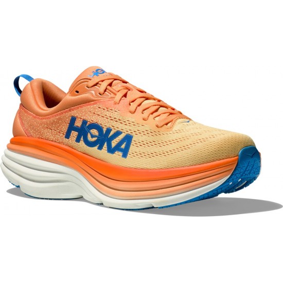 Hoka Bondi 8 Road Running Shoes Impala/Mock Orange Men